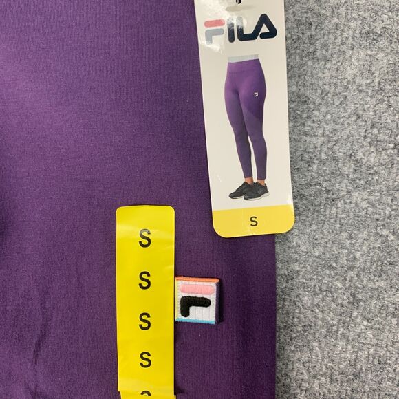 Fila Legging Womens S Small Grape Cotton Blend High Waist Pull On Skinny Ankle - Picture 4 of 15